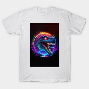 Neon T-rex T-Shirt